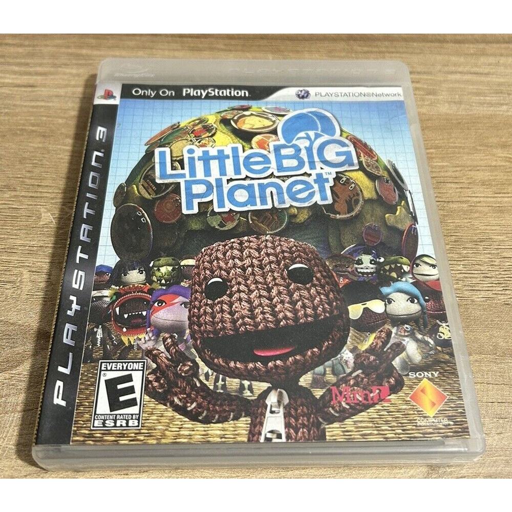 LittleBigPlanet (Sony PlayStation 3, 2008) PS3 Complete Manual Game Case Artwork